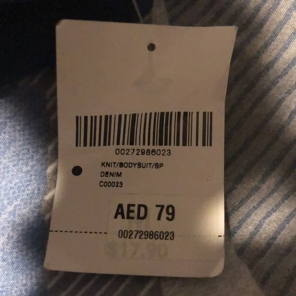 NWT forever 21 denim body suit. - Picture 2 of 2